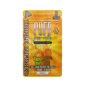 Puff - DIAMOND INFUSED PRE ROLLS - 2.5G - SATIVA - TANGERINE DREAM