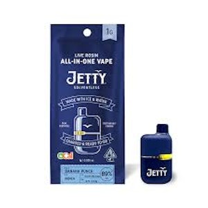 Jetty - JETTY 1G MINI TANK VAPE AIO OCAL SOLVENTLESS BANANA PUNCH (I),