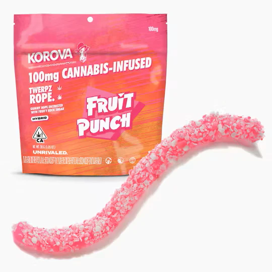 Korova - TERPZ ROPE 100MG FRUIT PUNCH Main Image