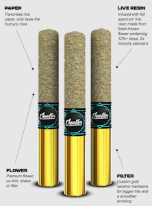 Jeeter - ROSIN CANNONS 0.5G X 3 PREROLLS SUMMER BREEZE