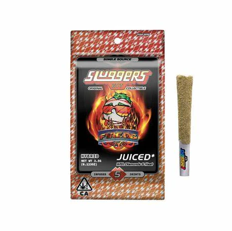 Sluggers - SLUGGERS | FIRE OG-INFUSED 0.7G 5PK PREROLLS Main Image