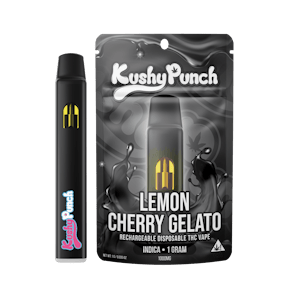 Kushy punch - KUSHY PUNCH VAPE 1G INDICA LEMON CHERRY GELATO