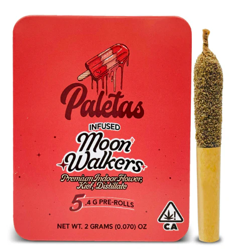 Paletas - MANGO HAZE MOON WALKERS PREROLLS 5PK 2.5G Main Image