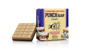 PUNCH EDIBLES - 100MG PUNCHBAR COMBO - PEANUT BUTTER JELLY DARK CHOCOLATE