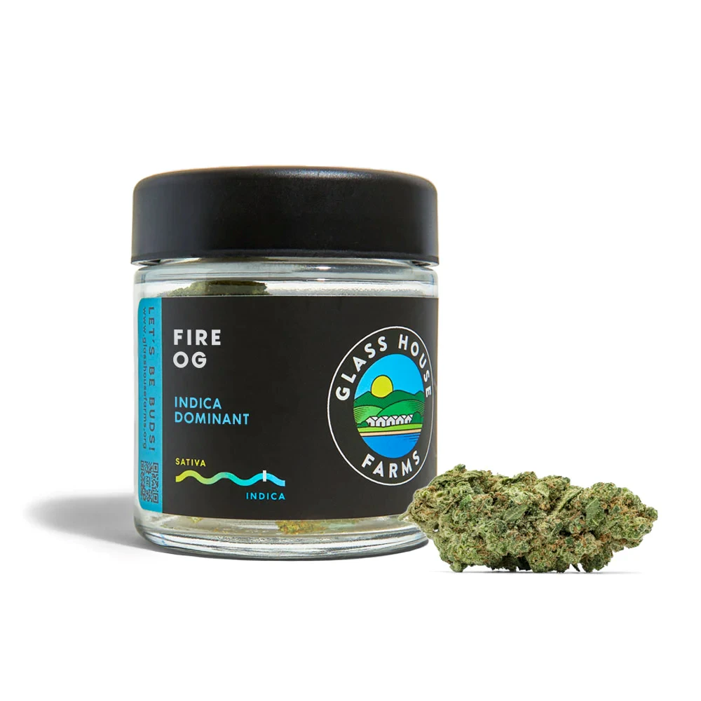 Glasshouse - GLASSHOUSE- FIRE OG - 3.5G JAR Main Image