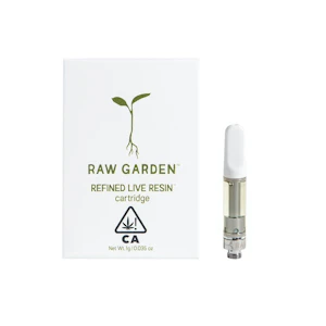 Raw garden - GORILLA GOLD 1.0G VAPE CART, RAW GARDEN