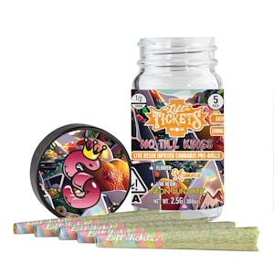 Lift tickets - 0.5G INFUSED PRE ROLL MULTIPACK (5): NEON SUNSHINE [I]