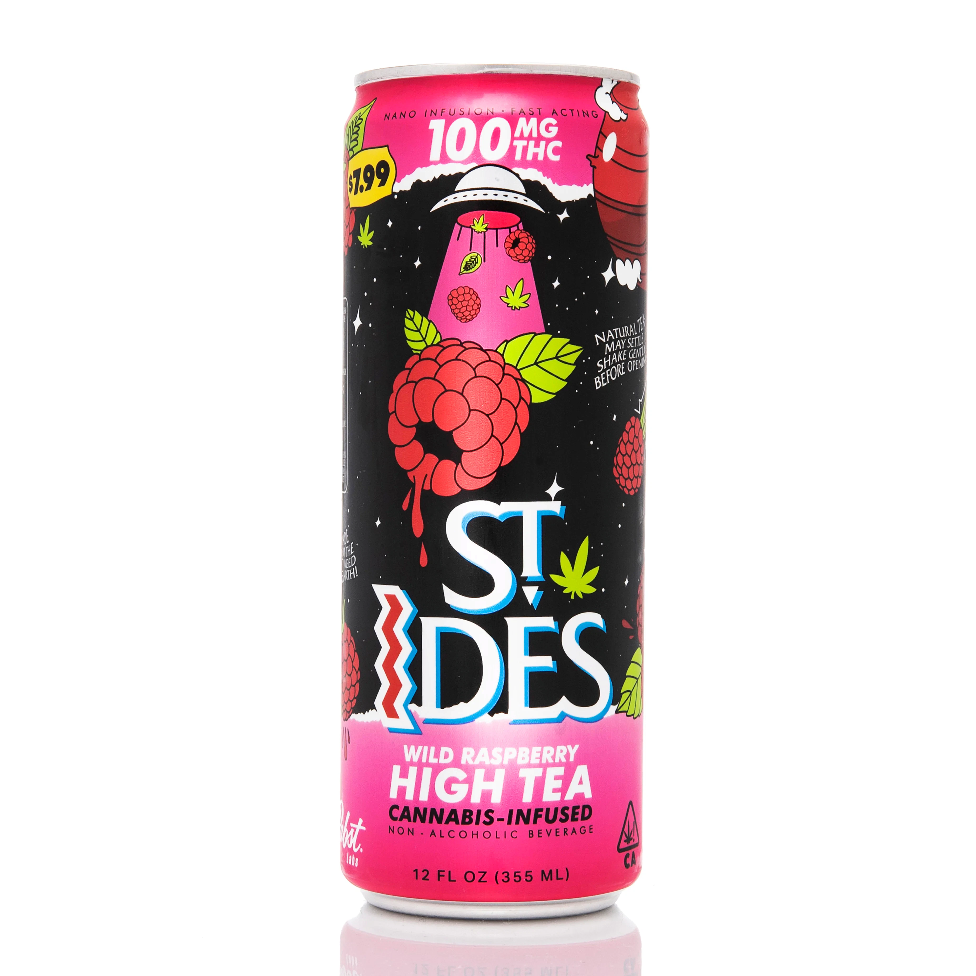 St ides - ST IDES - WILD RASPBERRY | 12OZ HIGH TEA 100MG Main Image