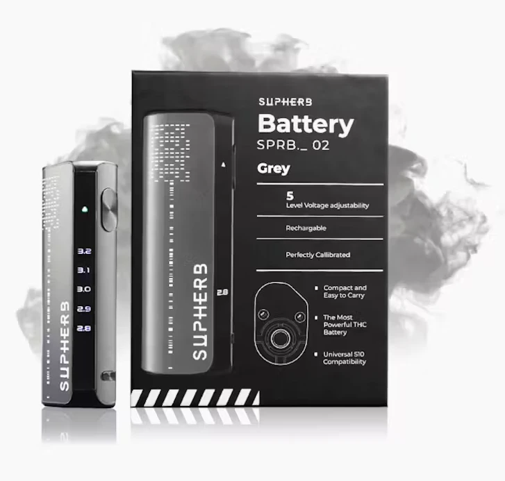 Supherb - SUPHERB GREY V2 BATTERY Main Image