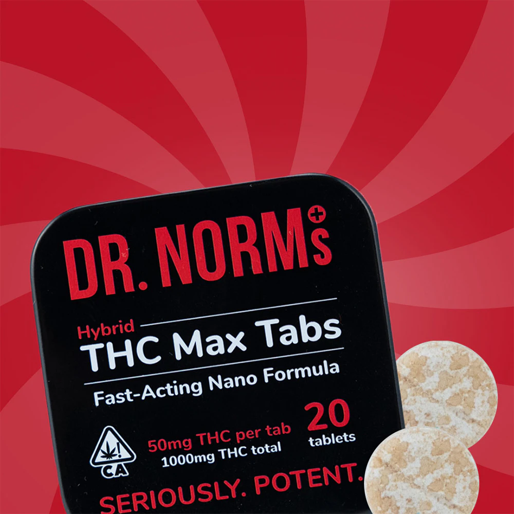 Dr. norms - THC MAX TABLETS 1000MG Main Image