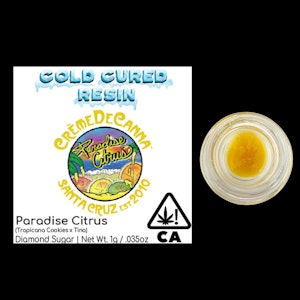 Creme de canna - DIAMOND SUGAR - PARADISE CITRUS - 1G