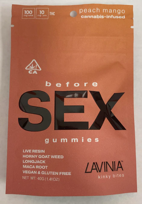 Lavinia - PEACH MANGO BEFORE SEX GUMMY Main Image