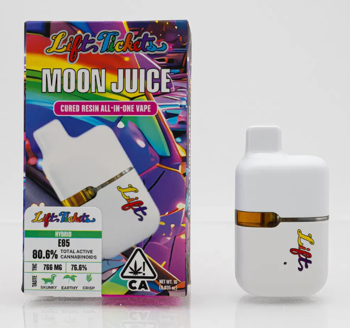 Lift tickets - MOONJUICE: 1.0G AIO: QUANTUM KUSH [S] Main Image