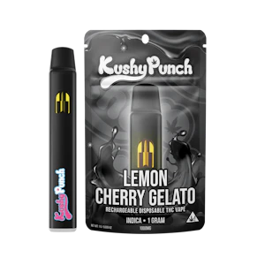 Kushy punch - AIO VAPE 1G INDICA LEMON CHERRY GELATO