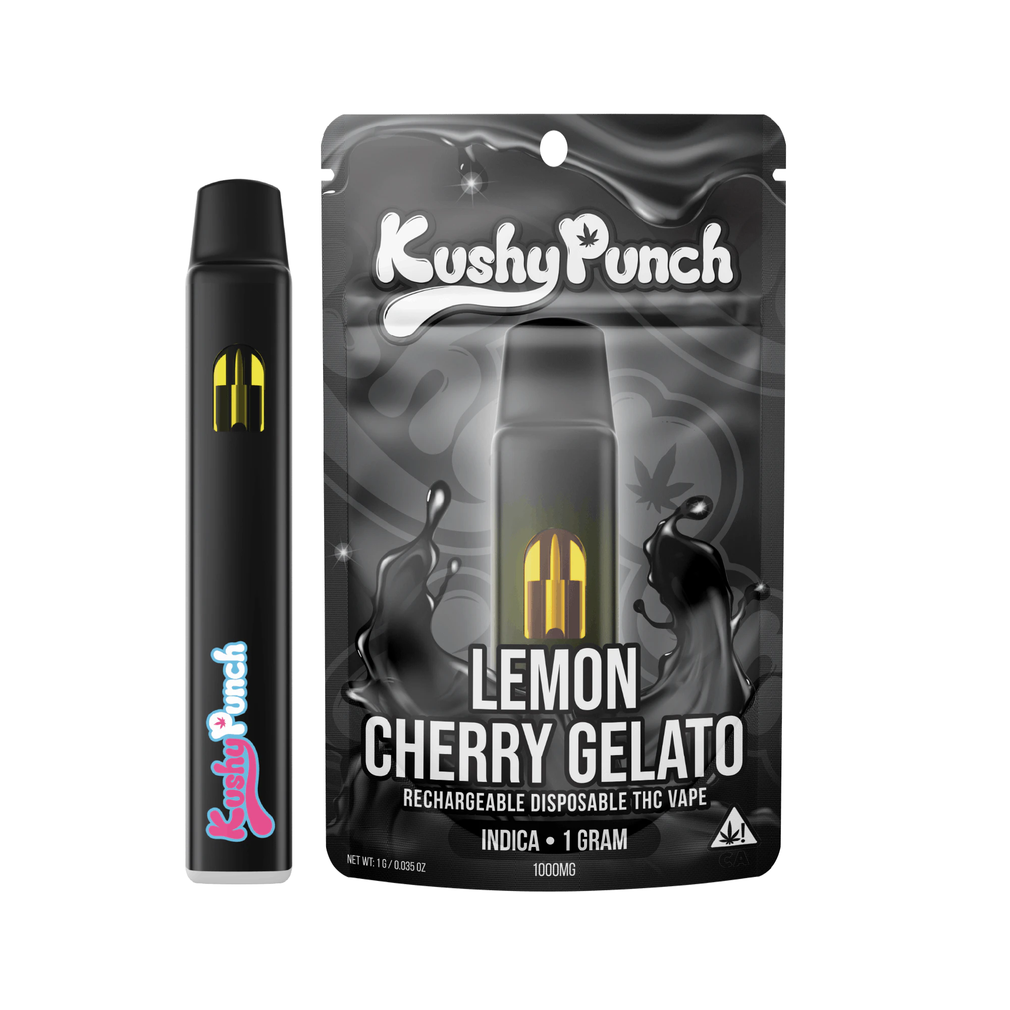Kushy punch - AIO VAPE 1G INDICA LEMON CHERRY GELATO Main Image