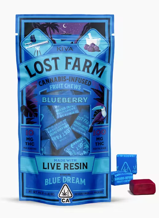 Lost farm - BLUEBERRY BLUE DREAM LRE 10/100MG Main Image