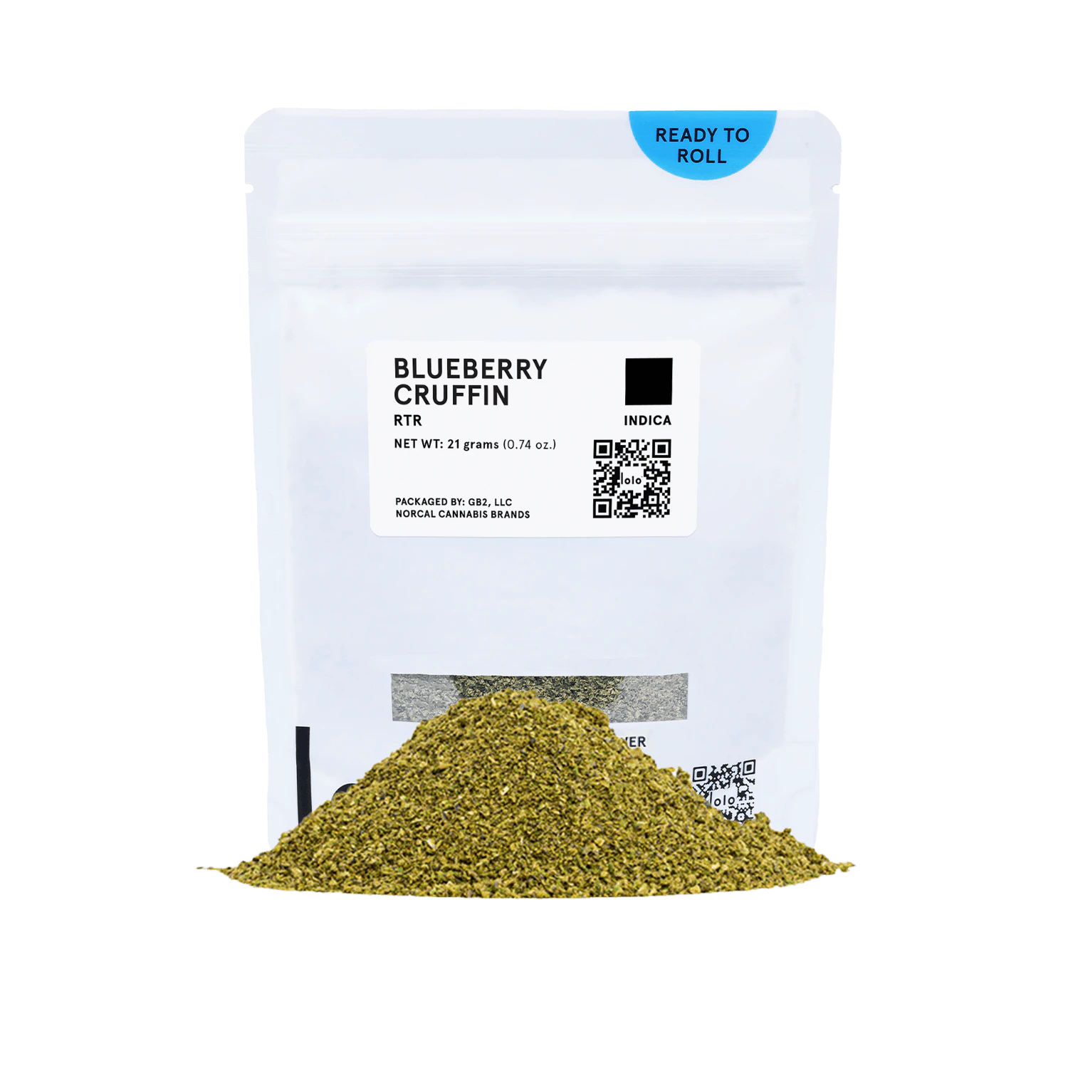 Lolo - LL RTR BAG (INDICA) BLUEBERRY CRUFFIN 21G Main Image