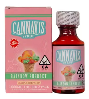Cannavis - RAINBOW SHERBET CANNAVIS SYRUP (2-PACK) Main Image