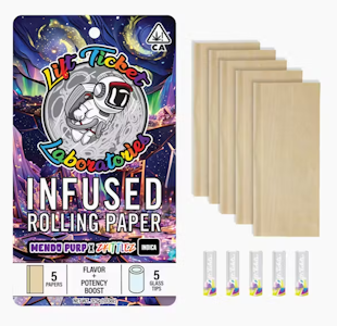 Lift tickets - MENDO PURPS X ZKITTLEZ [I] 5PK PAPERS W/ GLASS TIPS