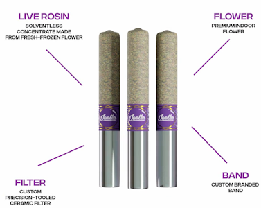 Jeeter - LIVE ROSIN CANNONS 0.5G X 3  SUNSET SHERBET