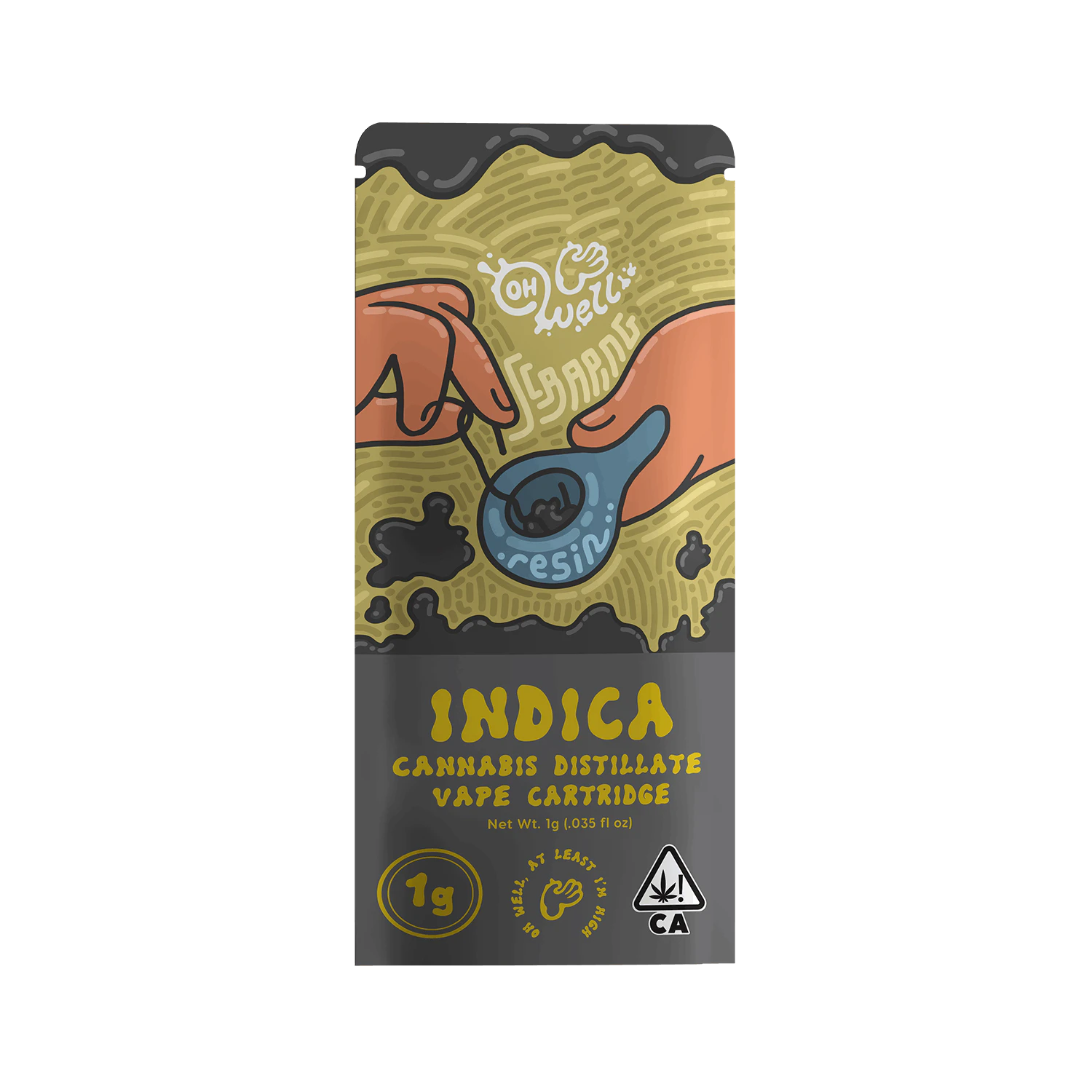 Oh well - 1G CART INDICA SCRAPING RESIN Main Image