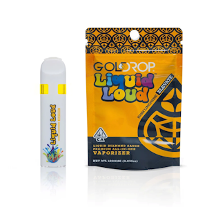 Gold drop - TROPAYA LIQUID LOUD DIAMOND SAUCE - 1G ALL-IN-ONE - LIGHT BLUE, COACHELLA LABS