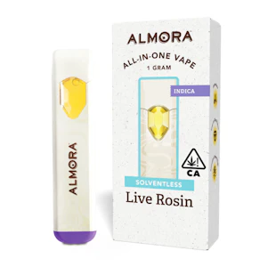 Almora - 1.0G AIO: SOLVENTLESS: LIVE ROSIN: MASTER KUSH [I]