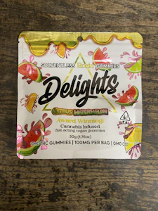 Delights - CITRUS WATERMELON - 100MG ROSIN INFUSED