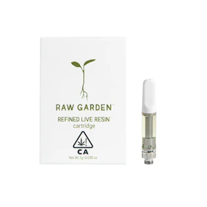 Raw garden - PERUVIAN PASSION 1.0G VAPE CART