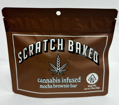 Scratch baked - MOCHA BROWNIE 40MG MINIS Main Image