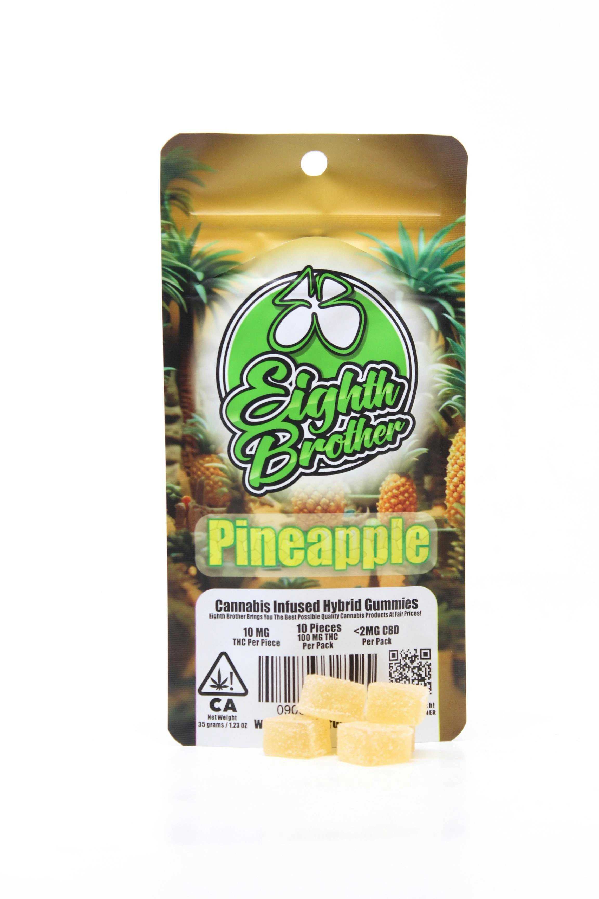 Eighth brother - PINEAPPLE GUMMIES 10 PACK Main Image