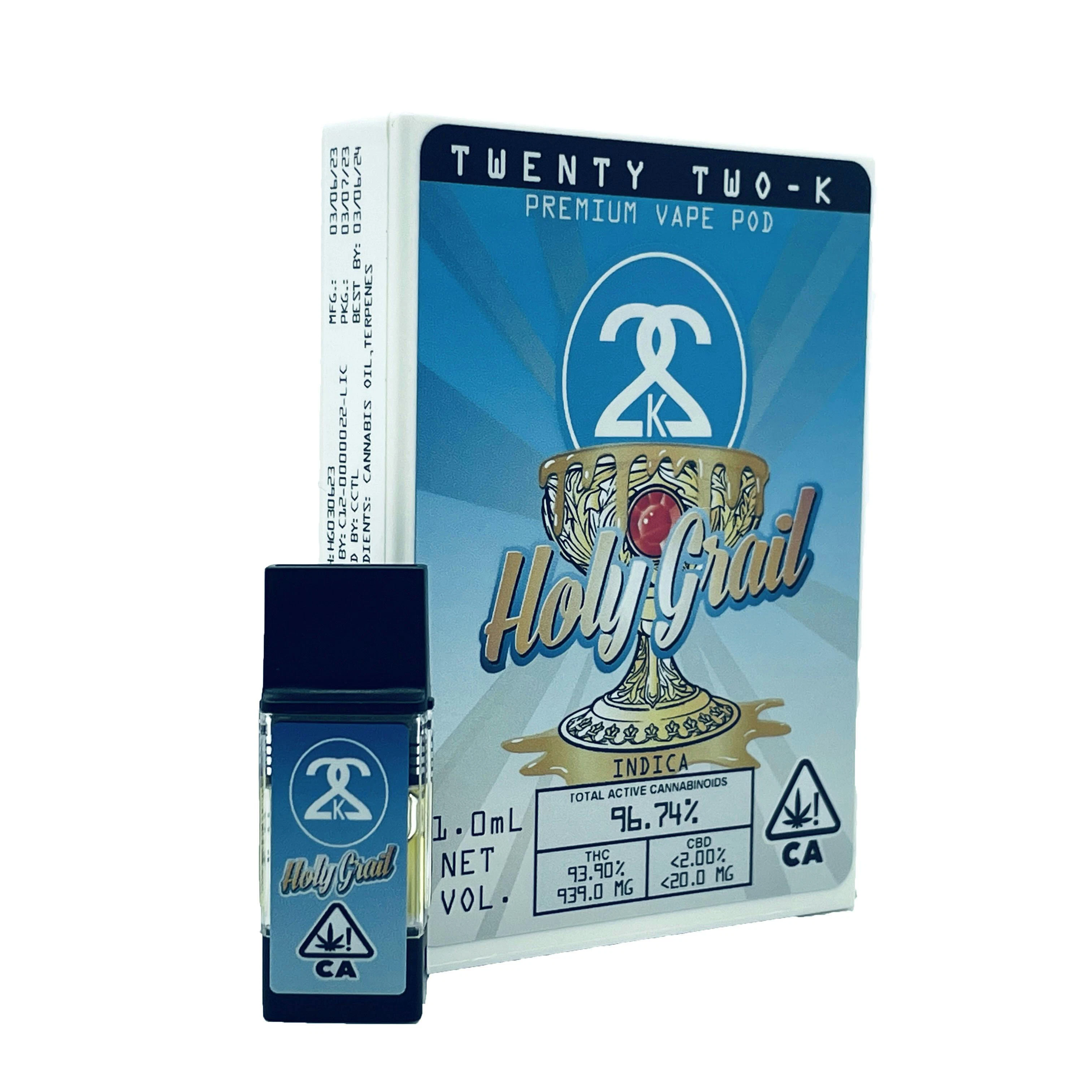 22k - HOLY GRAIL 1.0ML POD Main Image