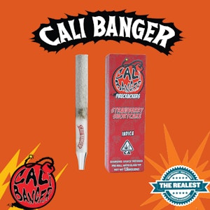 Cali banger - FIRECRACKER INFUSED PRE ROLL STRAWBERRY SHORTCAKE 1.5 G