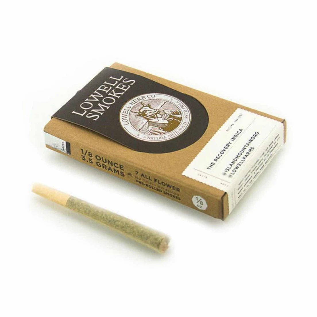 Lowell - LOWELL EIGHTH PACK PRE-ROLLS, THE RELAXING INDICA - INDICA - 3.5G Main Image