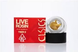 CLSICS TIER 3 LIVE ROSIN 1G INDICA ATF