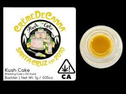 Creme de canna - CREME DE CANNA - BADDER - KUSH CAKE - 1G - (H)