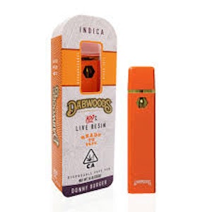 Dabwoods - DABWOODS DONNY BURGER LIVE RESIN ALL-IN-ONE DISPOSABLE 1 GRAM