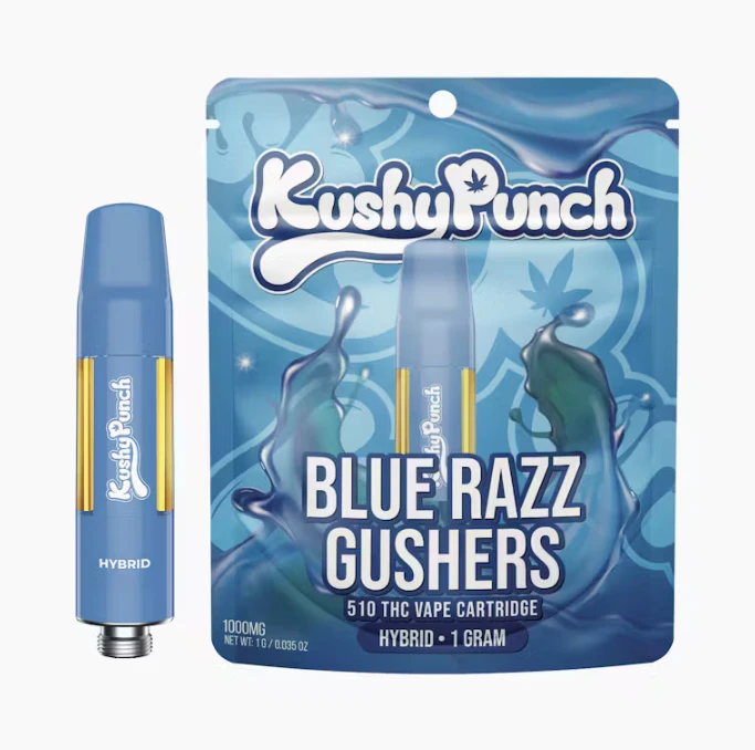 Kushy punch - KUSHY PUNCH | BLUE RAZZ GUSHERS - CARTRIDGE 1G Main Image