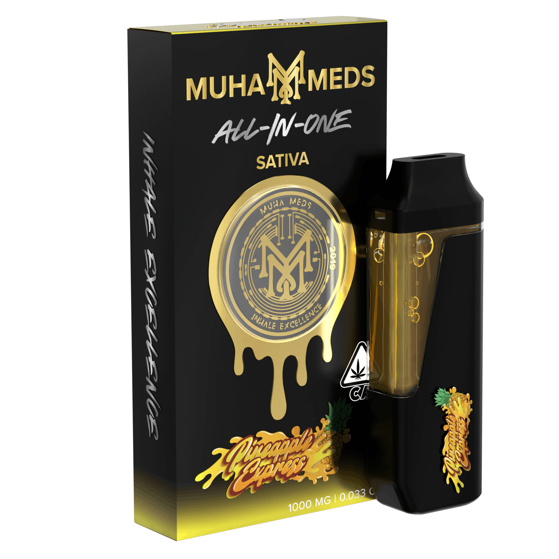 Muha meds - PINEAPPLE EXPRESS-DISTILLATE-ALL IN ONE-1.0G Main Image