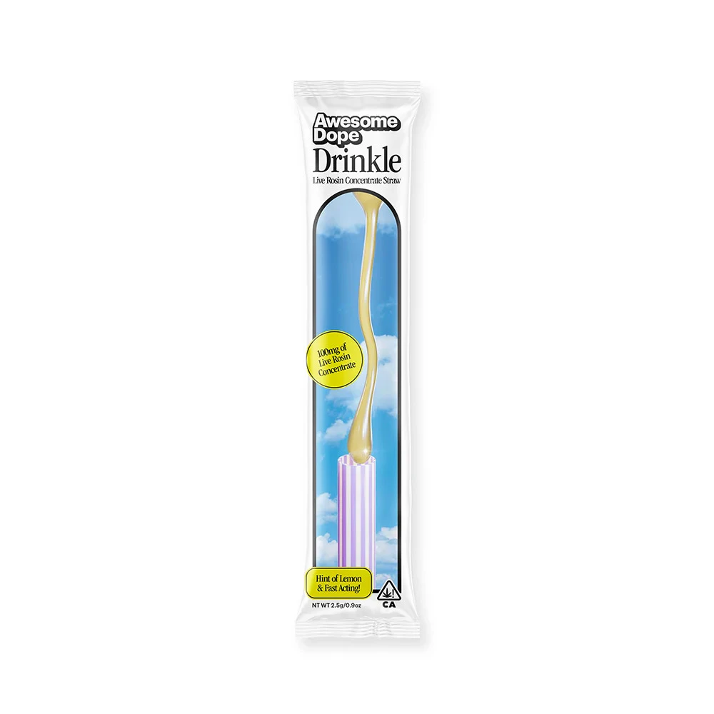 Awesome dope - DRINKLE - INDICA - LR CONCENTRATE STRAW - 25MG Main Image
