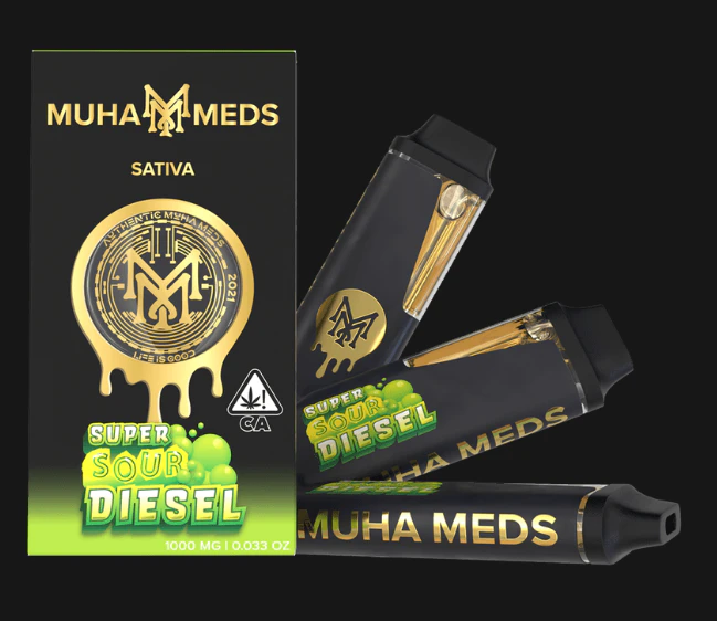 Muha meds - SUPER SOUR DIESEL-1G DISPO Main Image