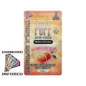 DIAMOND INFUSED PRE ROLL - 2.5G - INDICA - BUBBA PEACH