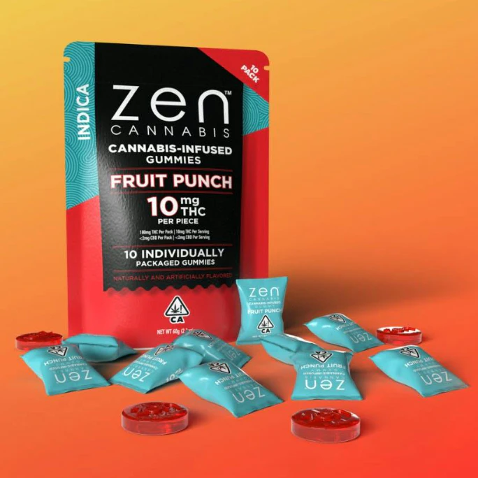 Zen - INDICA FRUIT PUNCH 100MG Main Image