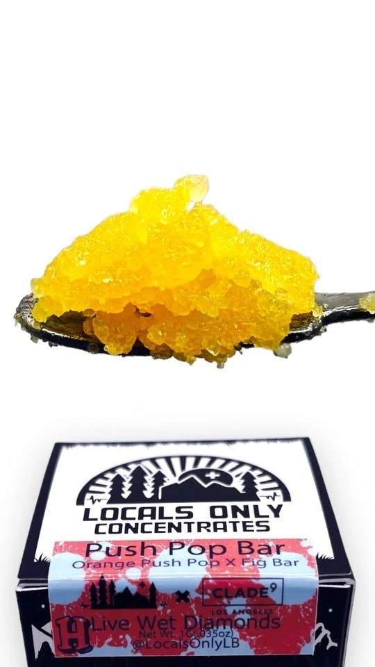 Locals only - LIVE WET DIAMONDS | 1G | S | ORANGE PUSH POP Main Image