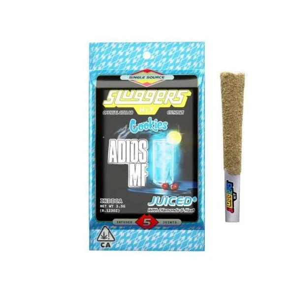 Sluggers - SLUGGERS | ADIOS MF-INFUSED 0.7G 5PK PREROLL Main Image