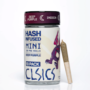 HASH PREROLL 10PK INDICA DEEP PURPLE