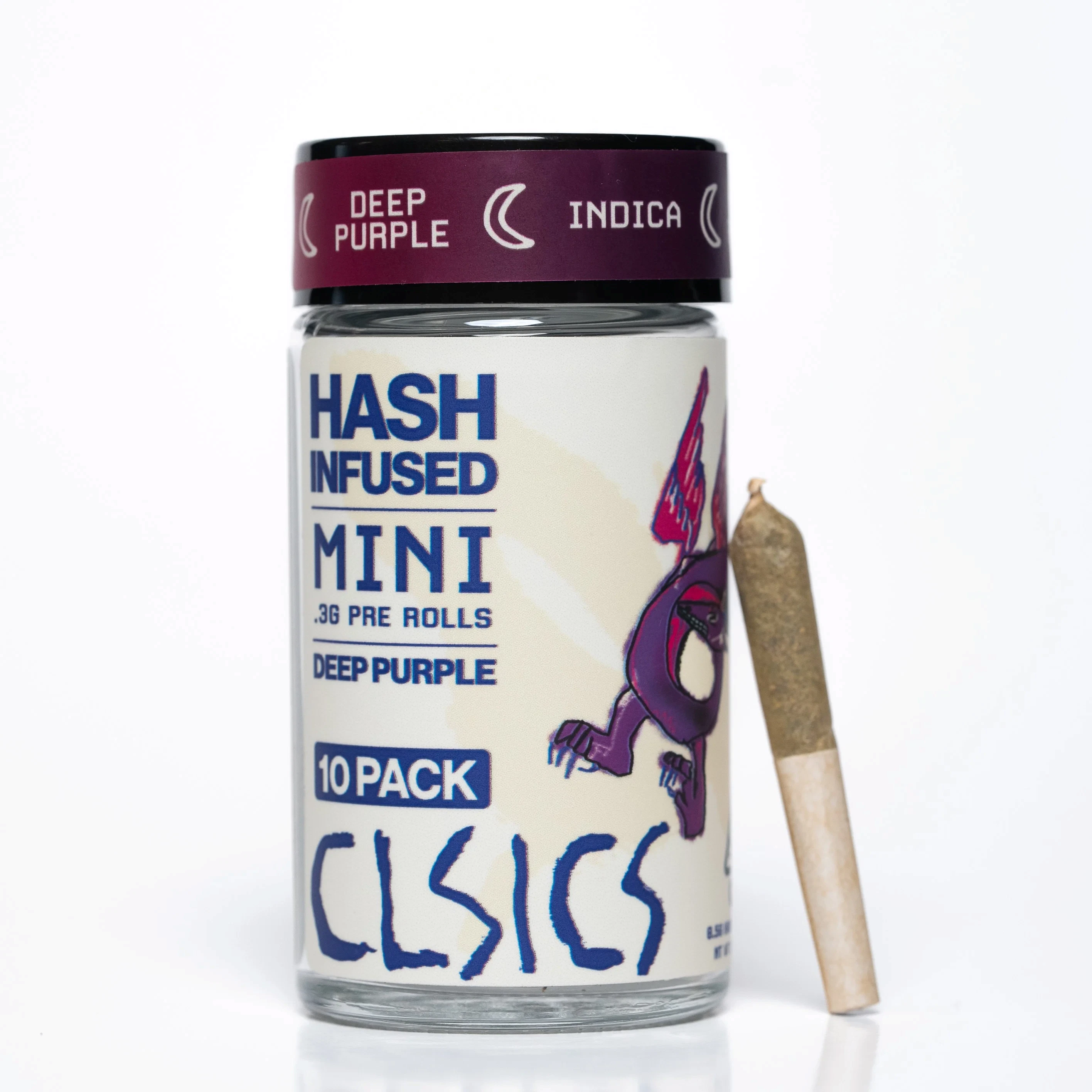 Clsics - HASH PREROLL 10PK INDICA DEEP PURPLE Main Image