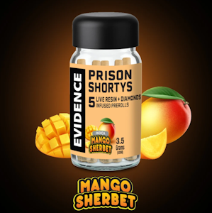 Evidence - PRISON SHORTYS - MANGO SHERBET