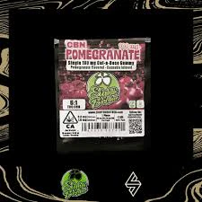 Eighth brother - POMEGRANATE CBN SINGLE 100MG CUT-A-DOSE GUMMY Main Image
