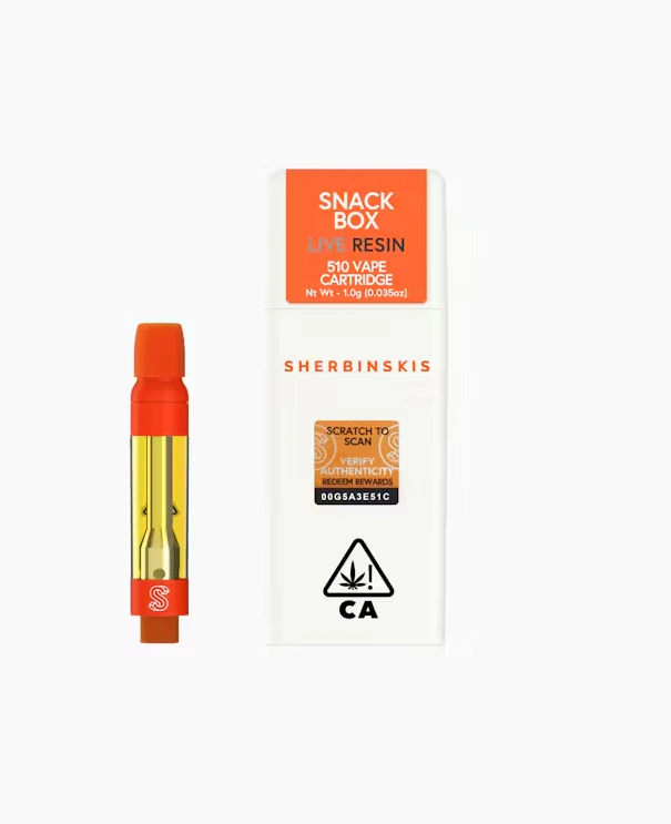 Sherbinskis - SNACK BOX - LIVE RESIN 510 CART 1G Main Image
